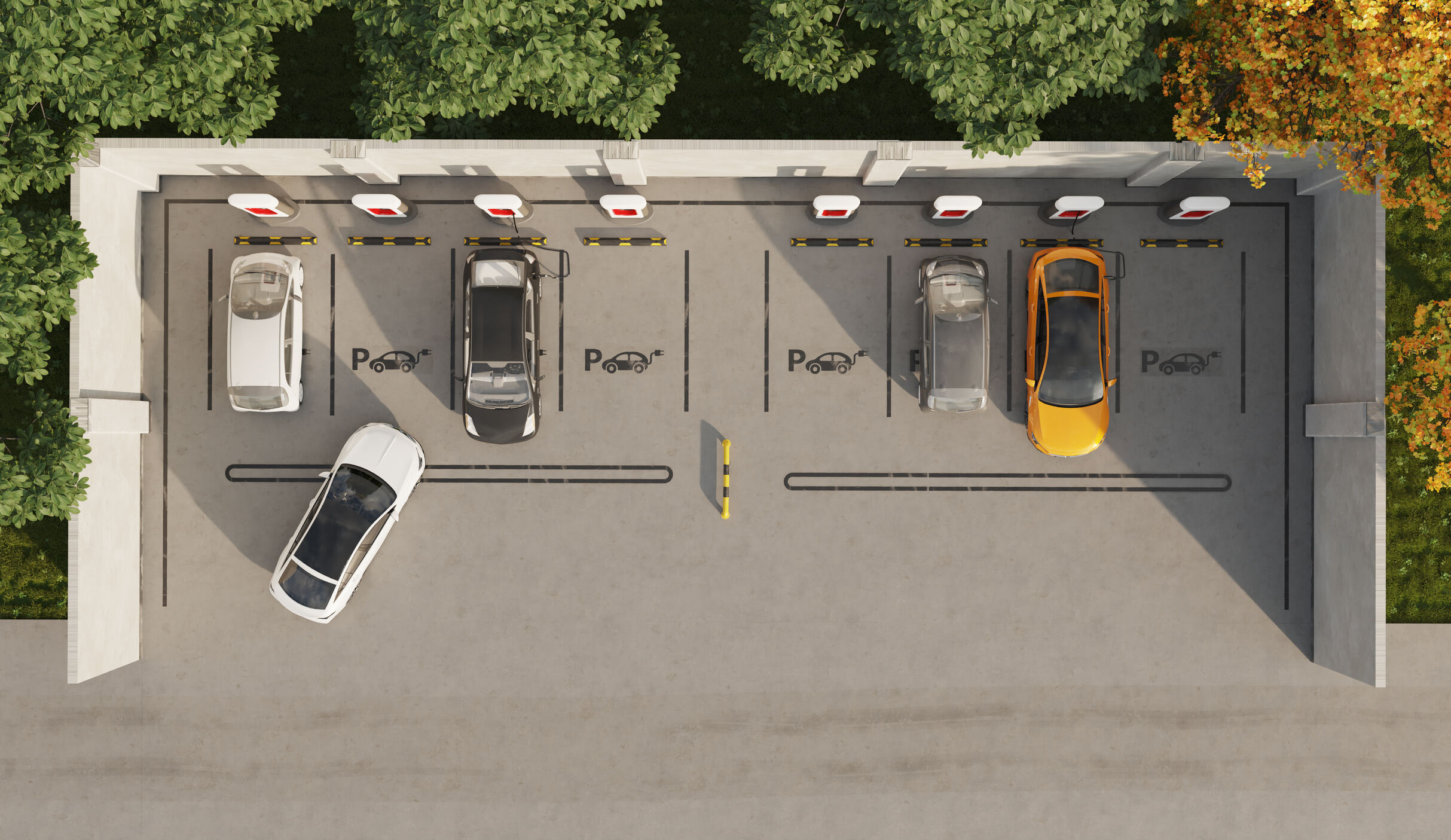 Modern smart parking system